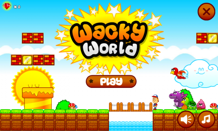 Wacky World Mario Tribute игра на андроид