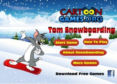 Том на снежных горах играть