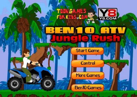 Бен 10 и его приключения по джунглям играть