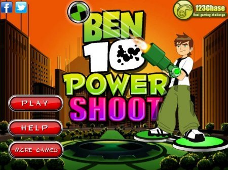 Ben 10 тренировка стрельбы играть