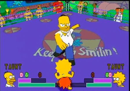 The Simpsons Wrestling скачать для компьютера