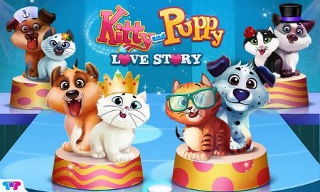 Kitty & Puppy: Love Story на Android