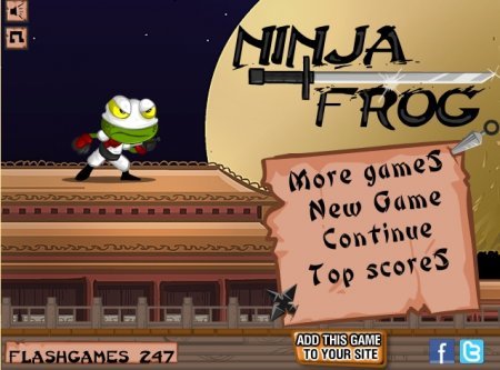 Ниндзя-лягушка – играть у нас онлайн!