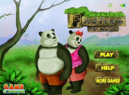 Пукающая панда – играть у нас онлайн!