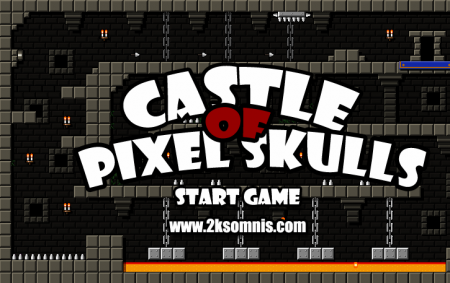 Замок пиксельных черепов - играть онлайн