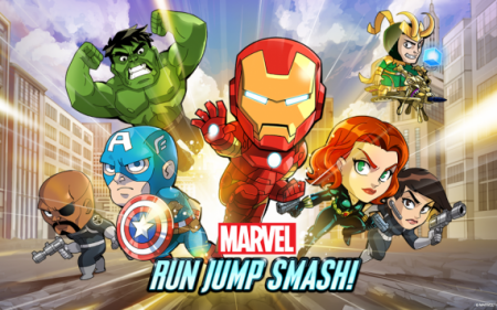 Marvel Run Jump Smash на мобильной платформе