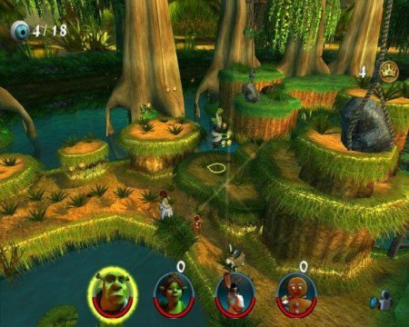 Shrek 2 скачать игру на основе популярного мультфильма торрентом