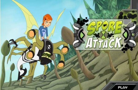 Spore attack играть