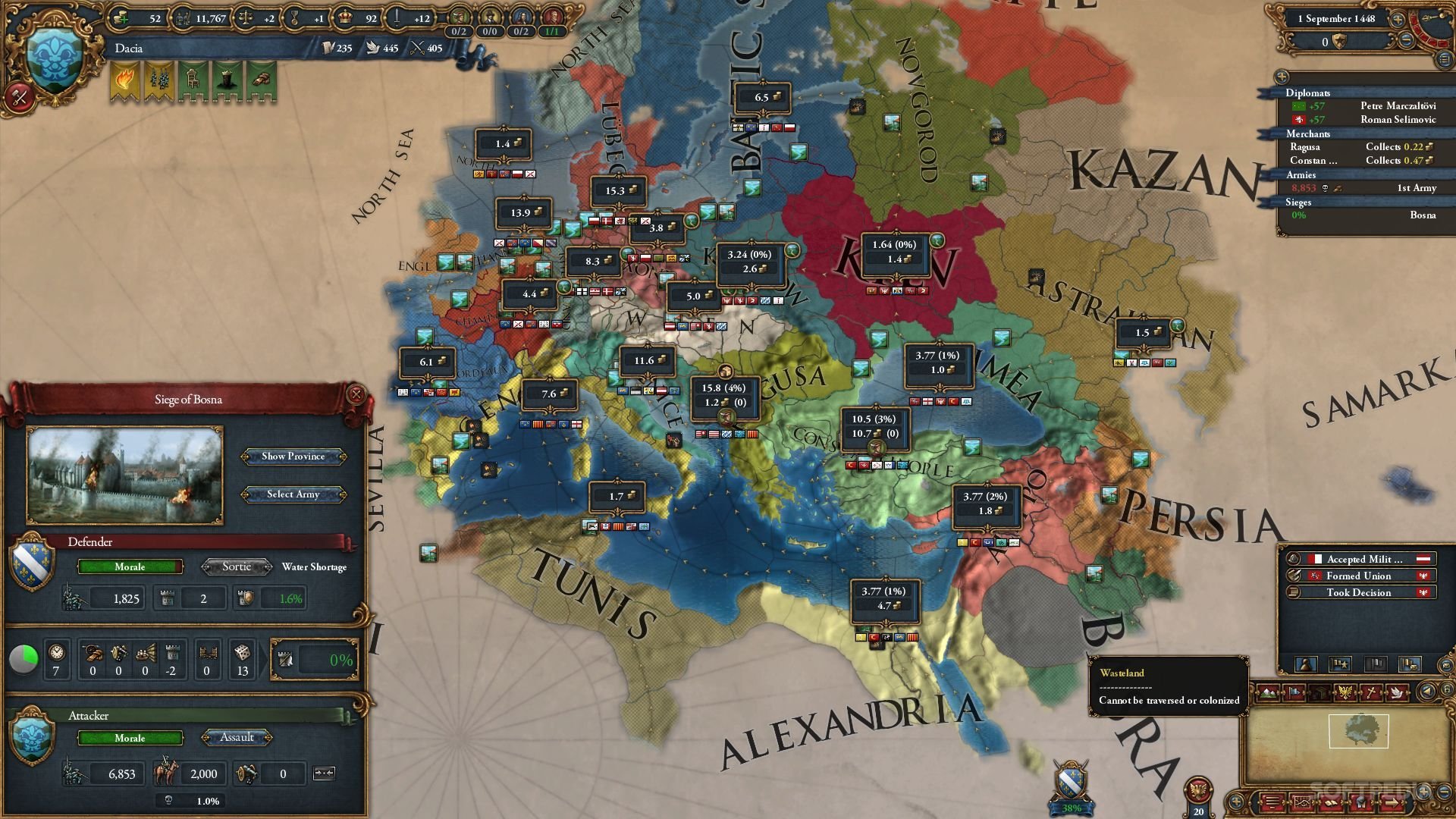 Результаты игры европы